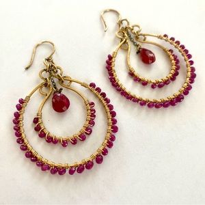 Katrina Cordova Ruby Earrings